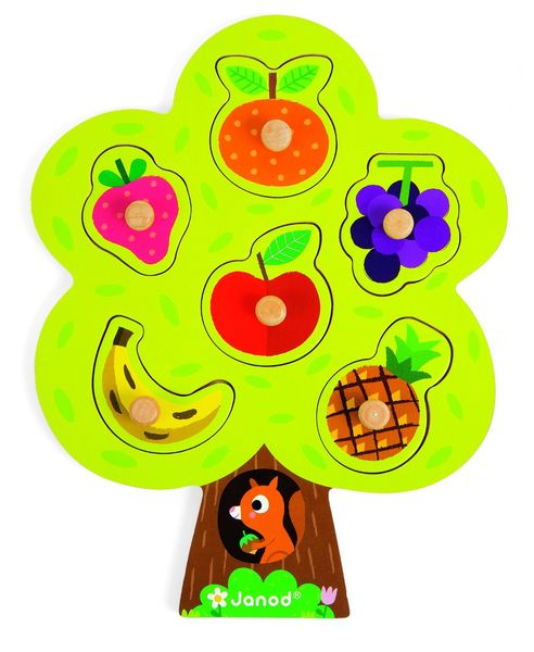 Les Jouets en bois tiny ref/arbre gourmand janod j07061 puzzle 