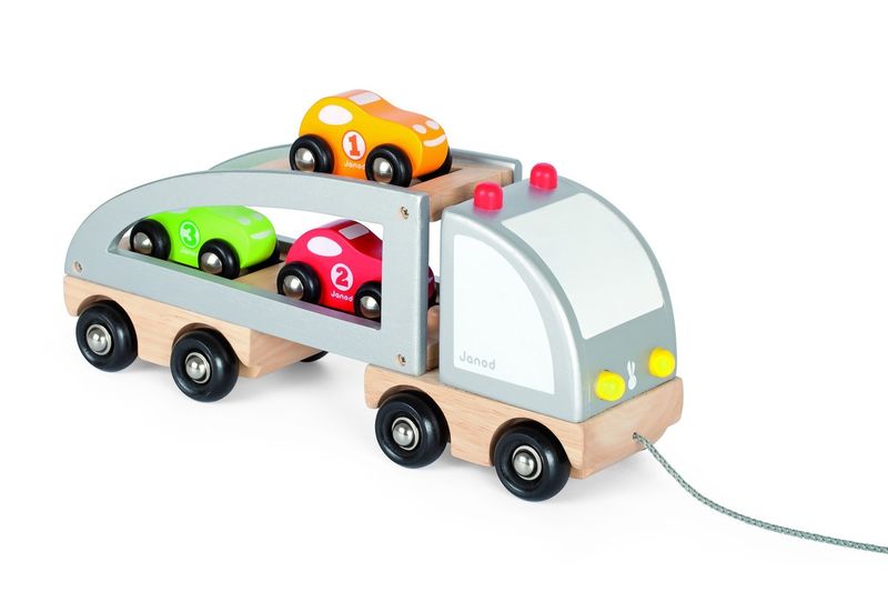 Les Jouets en bois tiny ref/camion multi bolides 
