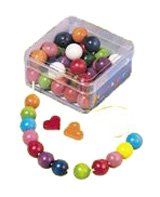 Les Jouets en bois tiny ref/haba 27048 perles coeurs 