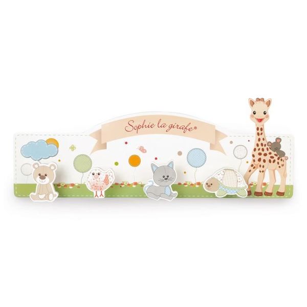 Les Jouets en bois tiny ref/porte manteau en bois sophie la girafe 