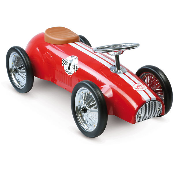 Porteur voiture de course rouge