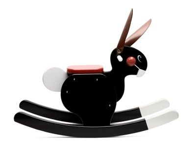 Lapin  bascule noir