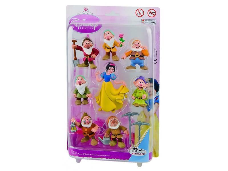 Blanche Neige carte blister 8 figurines