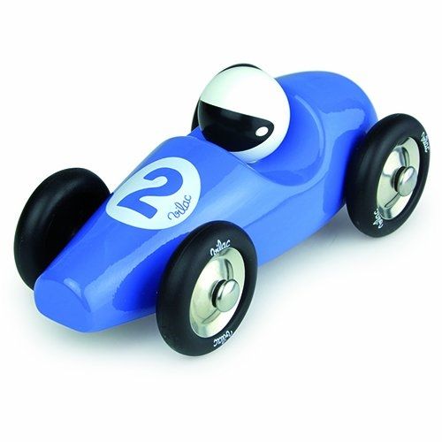 Voiture de course GM bleue
