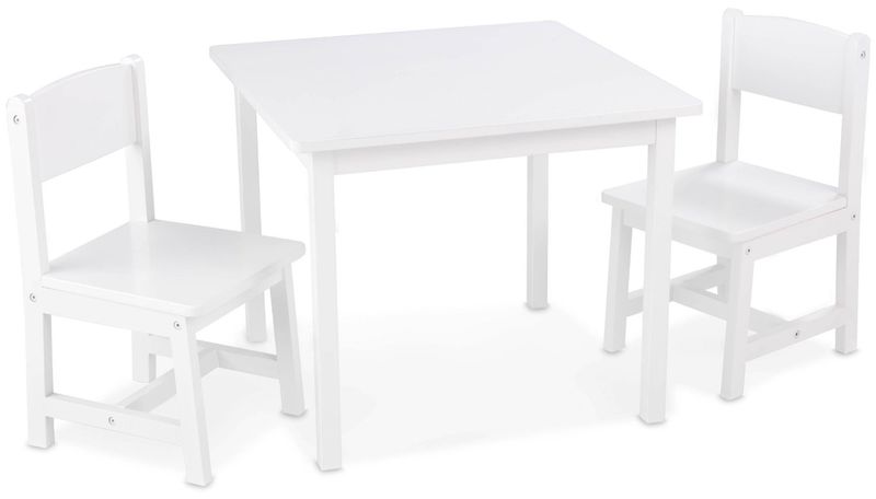 Table Et 2 chaises aspen - blanc