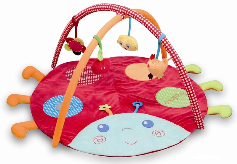 Tapis d'activités coccinelle