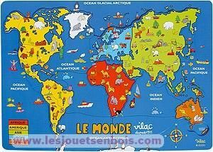 Puzzle Gant monde