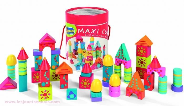 Baril Maxi cubes color