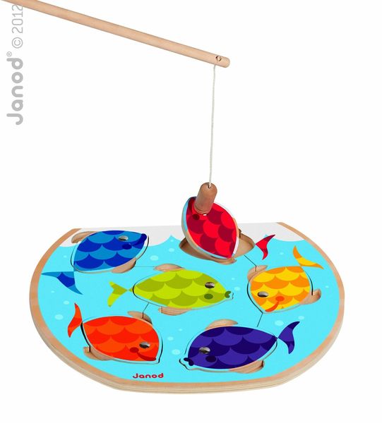 Les Jouets en bois tiny ref/puzzle speedy fish janod 