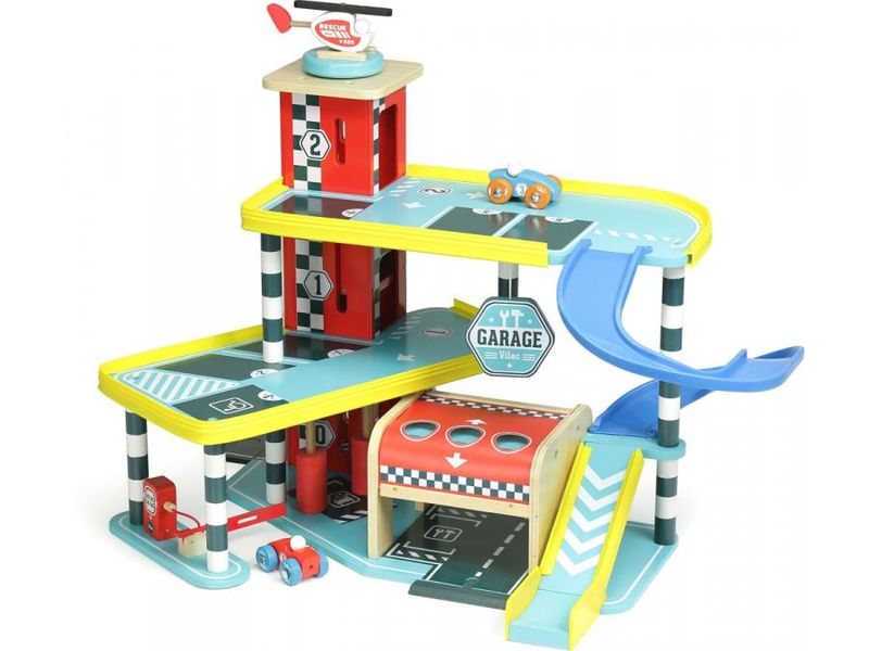 Les Jouets en bois tiny ref/vilac 2310 garage vilacity 