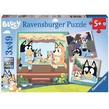 Puzzle Les aventures de Bluey 3x49 pcs RAV-05685 Ravensburger 1