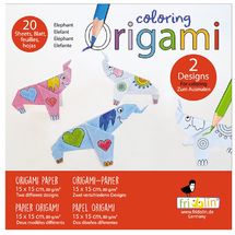 Coloring Origami - Eléphant FR-11386 Fridolin 1