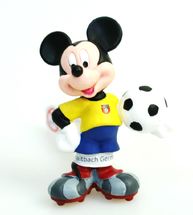 Figurine Mickey footballeur brésilien BU15630 Bullyland 1