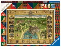 Puzzle La carte de Poudlard 1500 pcs RAV165995 Ravensburger 1