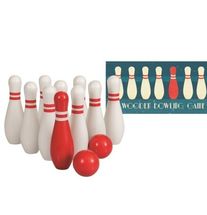 Jeu de bowling en bois EG600010 Egmont Toys 1