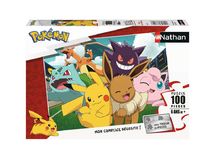 Puzzle Pikachu et les Pokémon 100 pcs N867745 Nathan 1