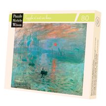 Impression soleil levant de Monet A1100-80 Puzzle Michèle Wilson 1