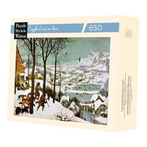 Chasseurs dans la neige de Bruegel A248-650 Puzzle Michèle Wilson 1