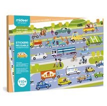 Stickers repositionnables Transports MD1016 Mideer 1