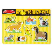 Puzzle sonore animaux domestiques MD10730 Melissa & Doug 1