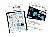 Stickers City Slow Bleu RA-STI-CITB Rainette 1