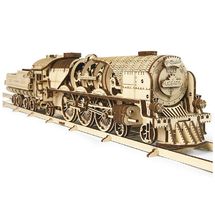 Puzzle 3D Train à vapeur V-Express U-70058 Ugears 1
