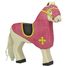 Figurine Cheval du chevalier rouge HZ-80248 Holztiger 1