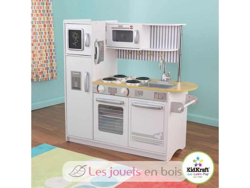 Kidkraft, Cuisine Uptown blanche 53335 en bois pour petite ~ Cuisine En Bois Pour Petite Fille Kidkraft, Cuisine Uptown blanche 53335 en bois pour petite ~ Cuisine En Bois Pour Petite Fille