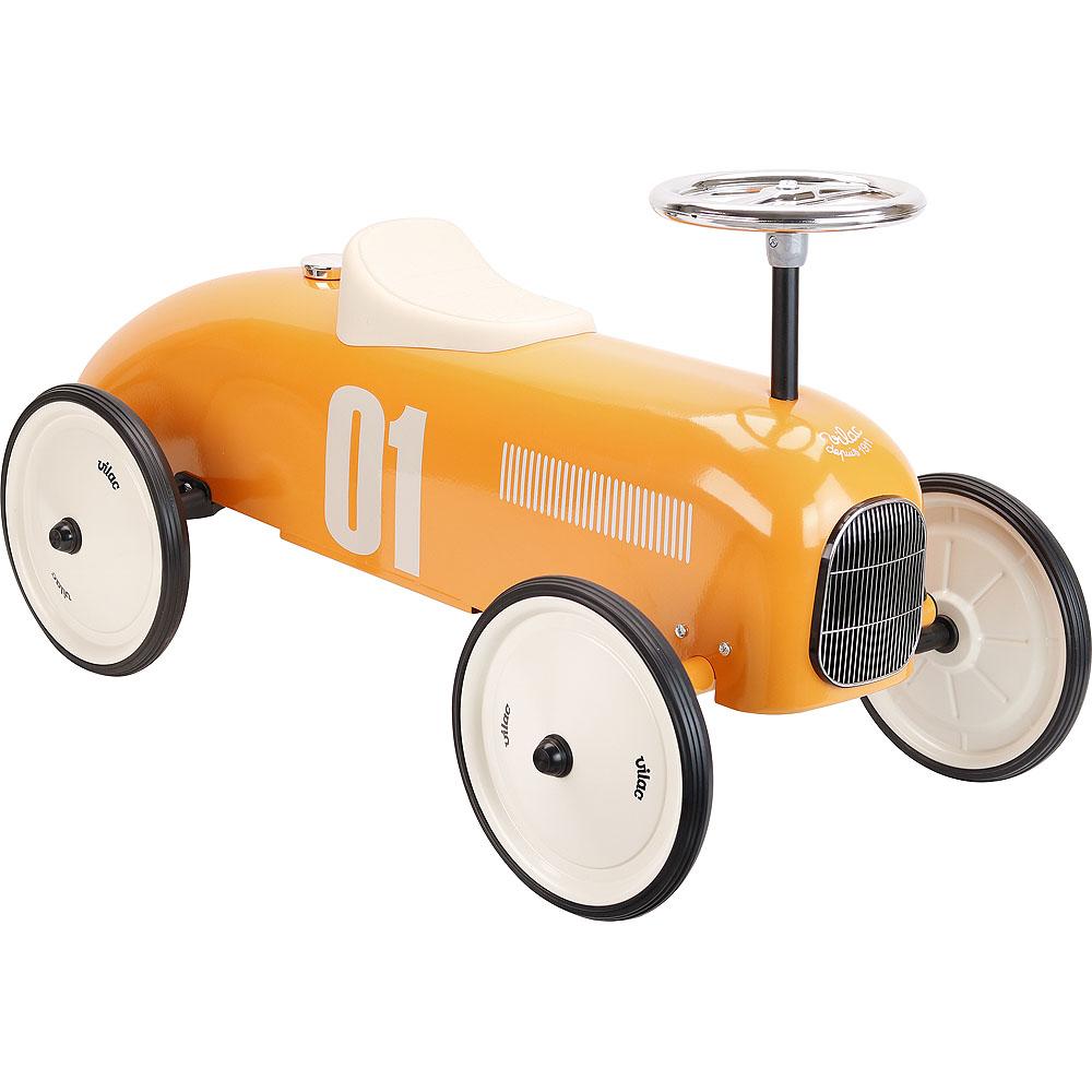 Voiture en bois, Moit-moit - Petit modèle jaune - Petits bolides