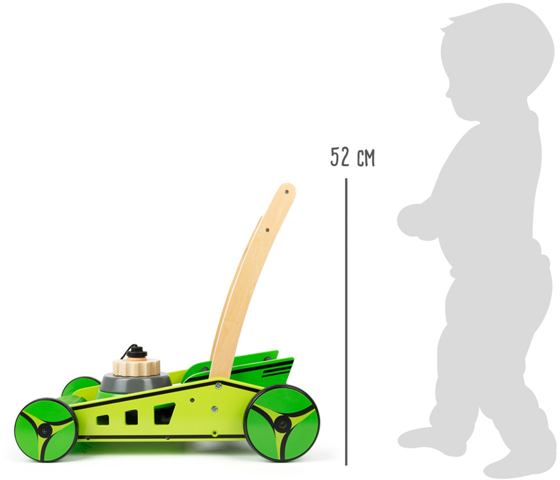 Tondeuse à gazon pour enfant - Small Foot 11292 - Chariot de marche pour  les premiers pas de bébé
