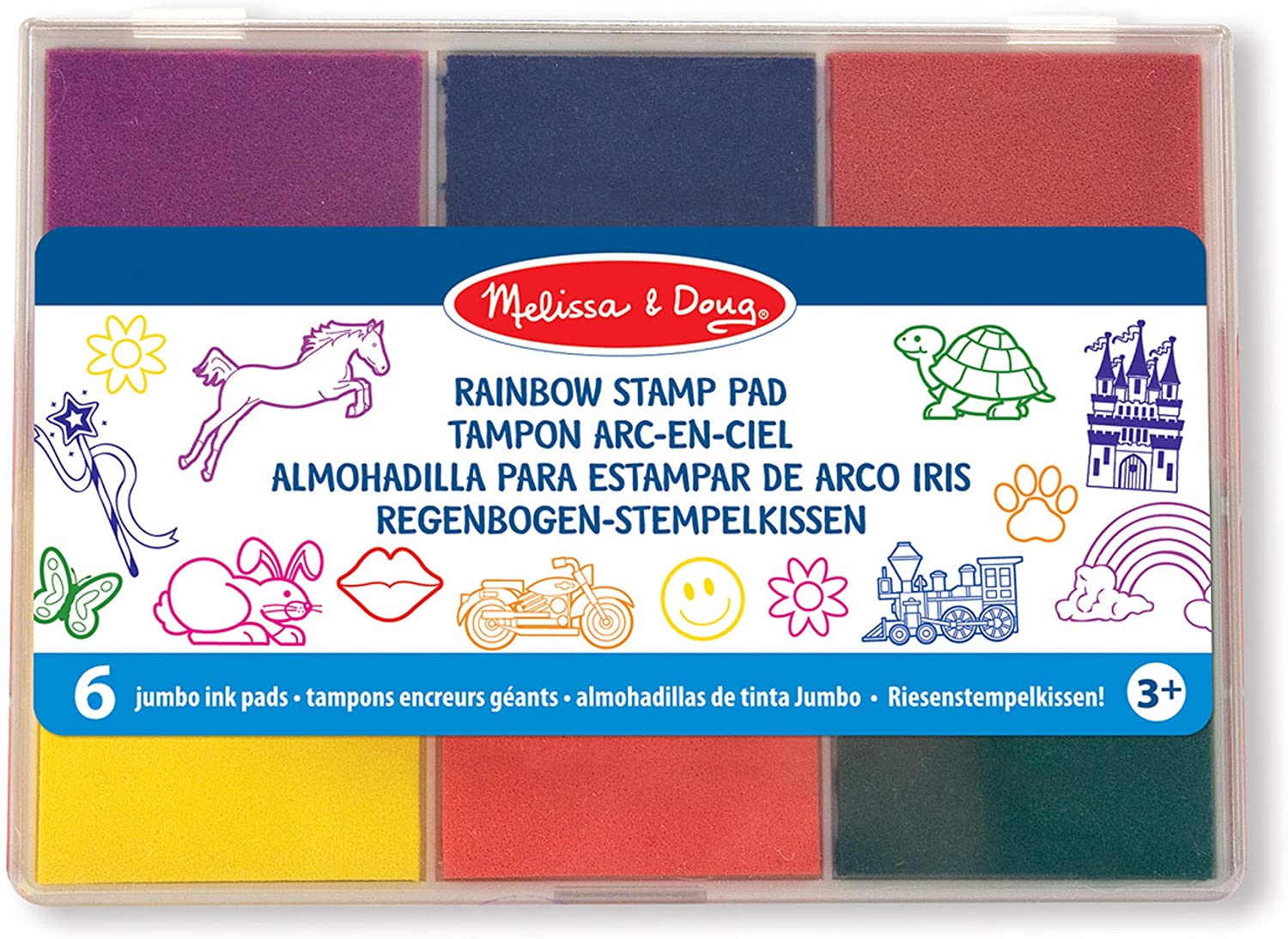 Kit creatif Tampons enfant Pat Patrouille 12 pieces (4 tampons bois, 1  encreur lavable, 7 feutres lavables) - Timbres