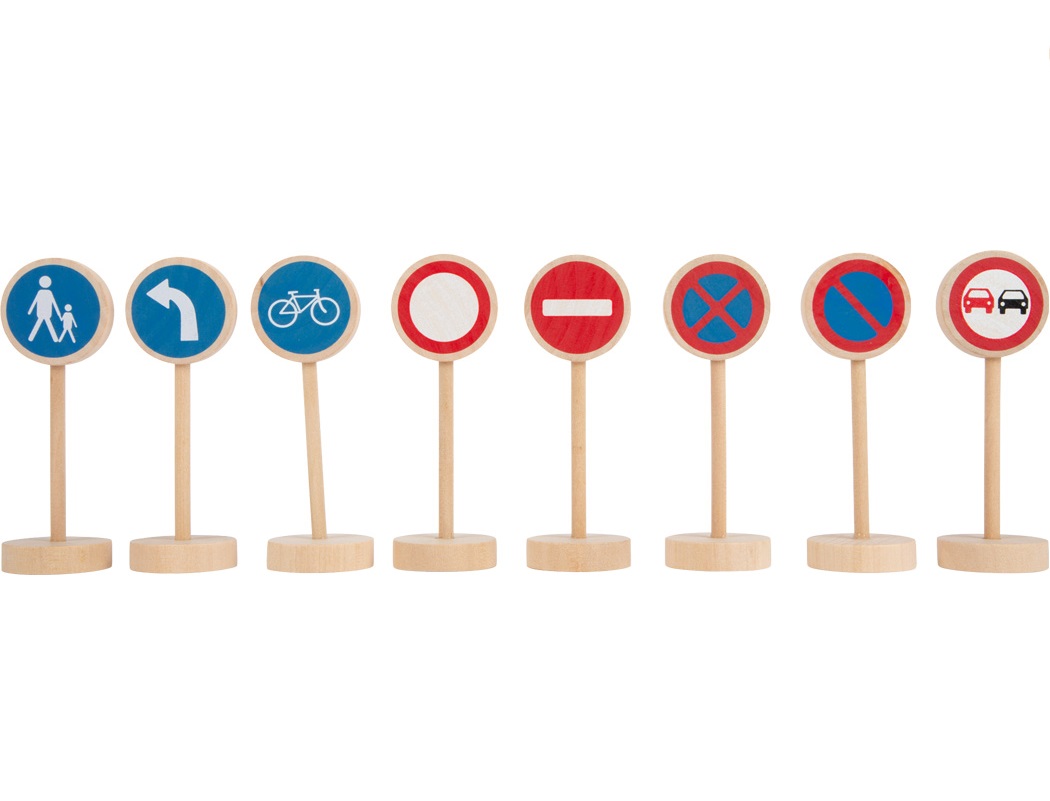 WOOMAX Lot De 6 Véhicules Et 9 Panneaux De Signalisation En Bois FSC - Jeu D'éveil Et De Simulation Pour Enfants Dès 18 Mois - Découverte De La Ville Et Sécurité Routière WOOMAX Lot De 6 Véhicules Et 9 Panneaux De Signalisation En Bois FSC - Jeu D'éveil Et De Simulation Pour Enfants Dès 18 Mois - Découverte De La Ville Et Sécurité Routière