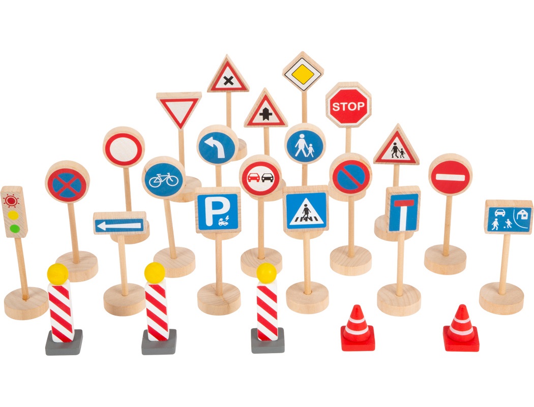 Toyvian 10 Ensembles Panneau De Signalisation Circulation Jouets Éducatifs Jouet