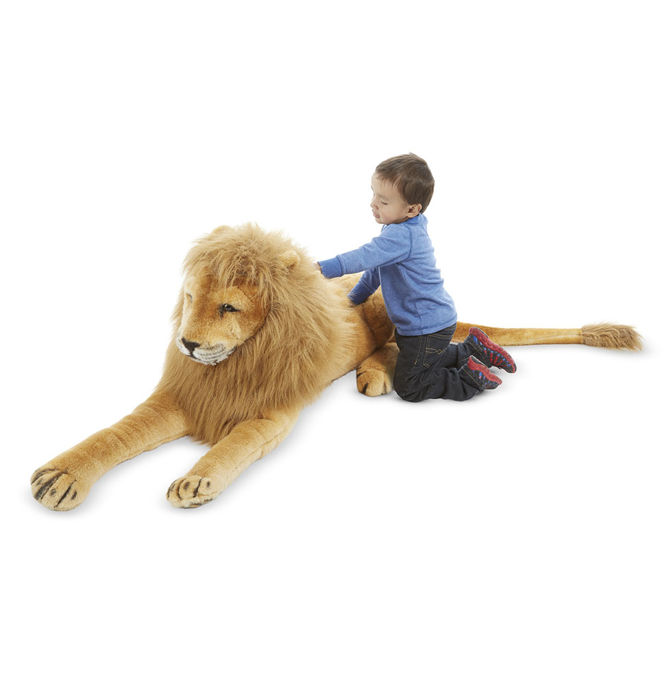 Giant lion teddy on sale