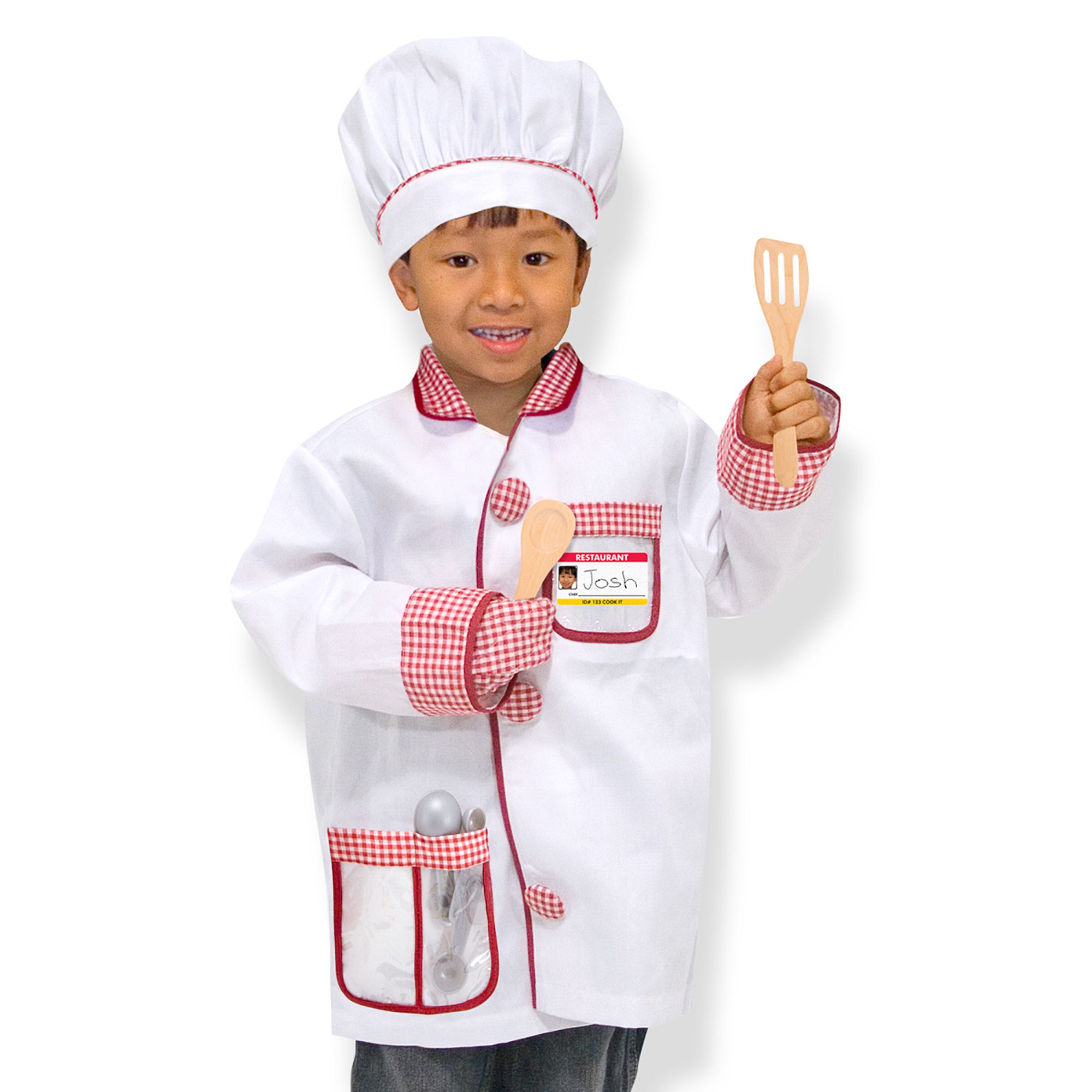 My Other Me Costume Cuisinier Bébé 7-12 Mois - Veste, Pantalon, Écharpe Et Bonnet