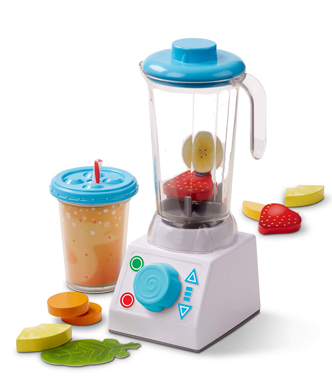 Melissa & Doug | Mixeur à Smoothies Bois | 22 pièces| Jeux de rôle | 3+ | Jouets en bois