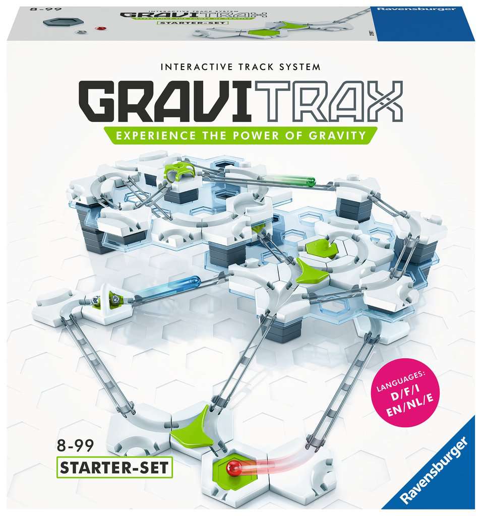 Ravensburger - Gravitrax - Starter Set - 27597 - Jeu de construction STEM -  Circuits de billes créatifs - 122 pièces 