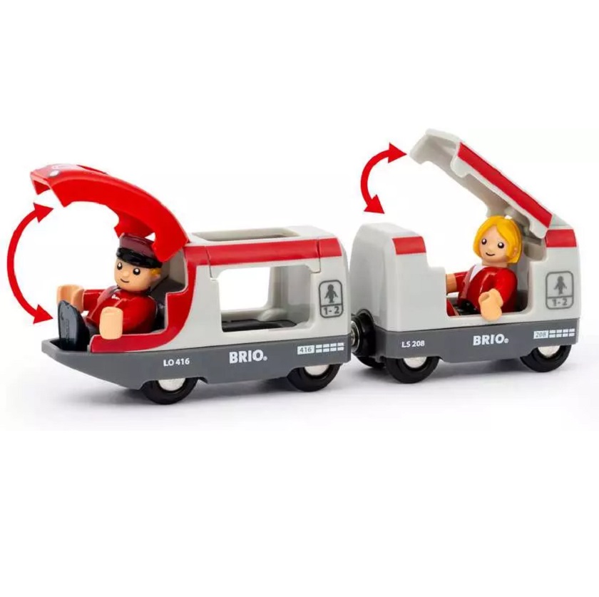 Brio World – Circuit De Train En Bois En 8 Voyageurs, Coffret 26 Pièces Avec Tunnel/pont, Dès 3 Ans, 1m X 45cm