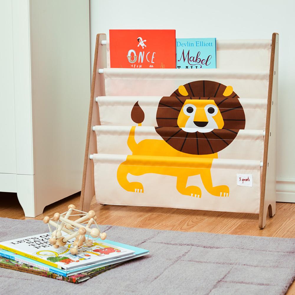 Étagère à Livres Pour Enfants En Forme De Cerf - 3 Niveaux, Bleu Marine - Organisateur De Livres En Plastique Ludique