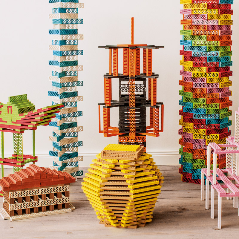 DELO TOYS (16 couleurs) Shantou bloc de construction en plastique pièces de bric