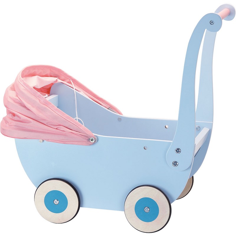 Landau en bois pour poupee Petitcollin 800217