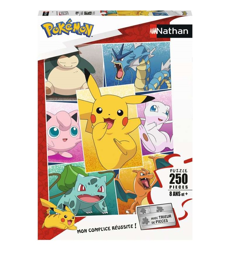 Puzzle Types de Pokémon 250 pcs - Nathan 86882 - Puzzle pour enfant dès 8  ans