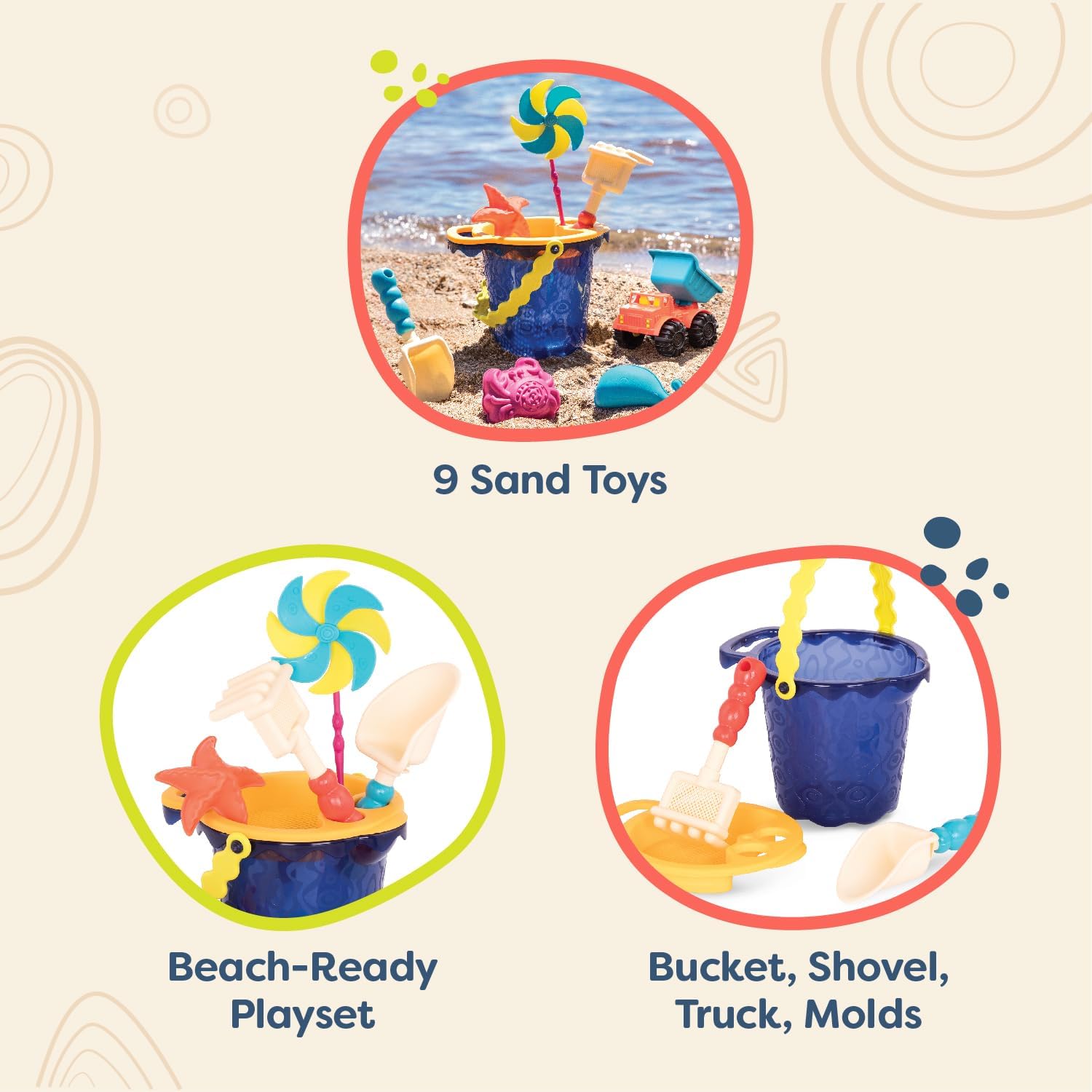 YIMORE 26 Pièces Jouets De Plage Pour Enfants - Set Complet Avec Bulldozer, Véhicules Construction, Sac Filet, Seau Pelle Rateau Pour Bac à Sable Et Plage