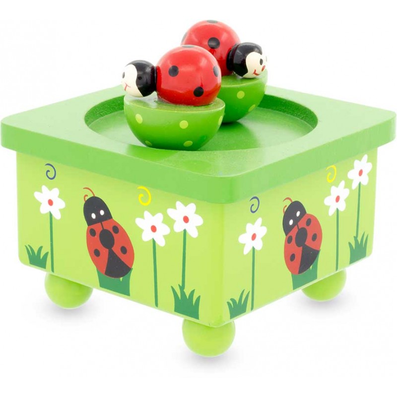 Boîte à Musique Coccinelle LENA - 10.5x7.5 Cm
