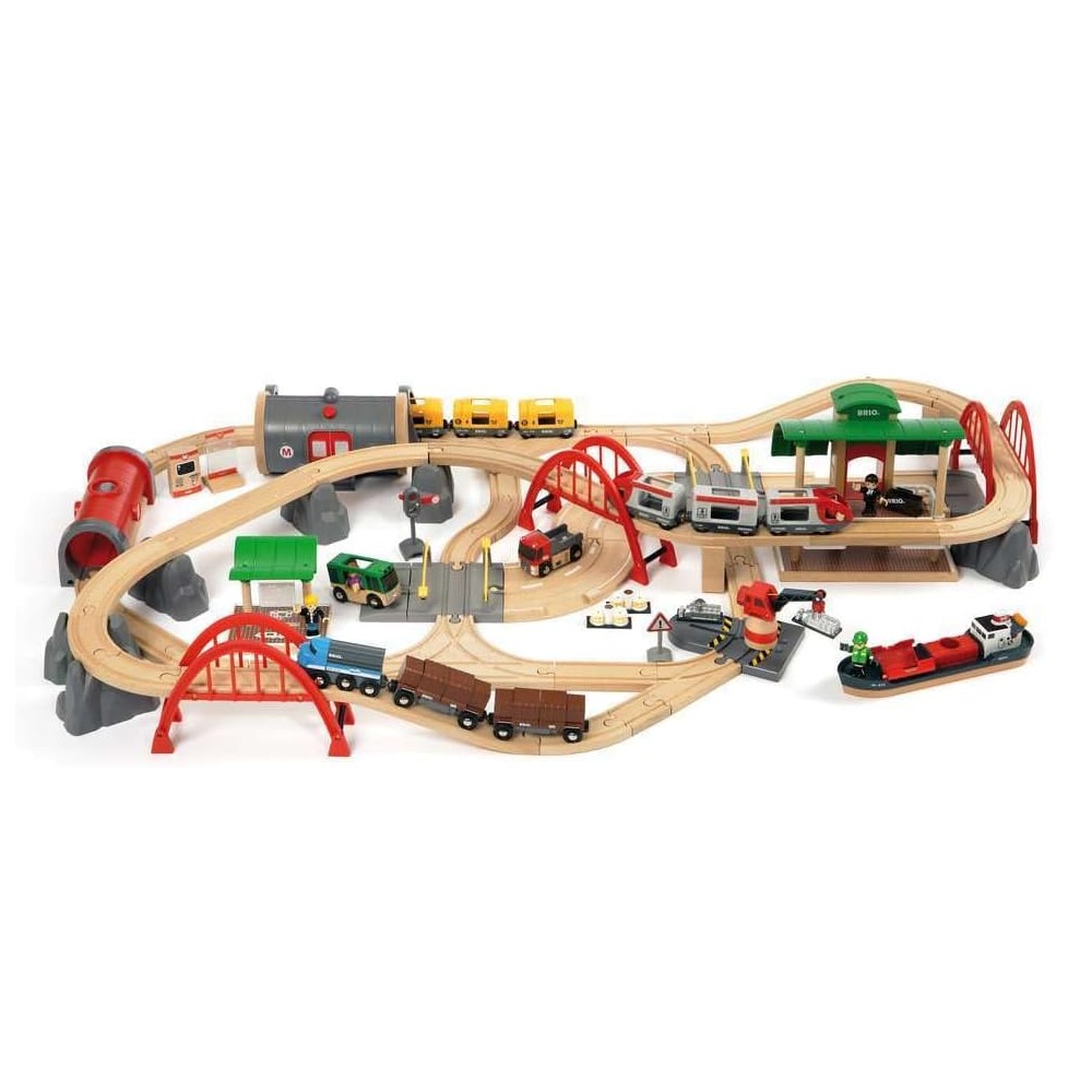 Circuit Train Enfant Petit Circuit De Train En Forêt - Brio - 33042 - - Jeux Jouets Petit Train En Bois