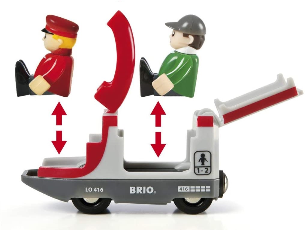 Train En Bois 33 Pièces Pour Enfants - Compatible Thomas & Brio - Circuit Évolutif Avec Accessoires