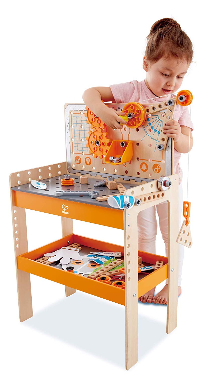 Grand établi scientifique Hape - Atelier de bricolage - Achat & prix