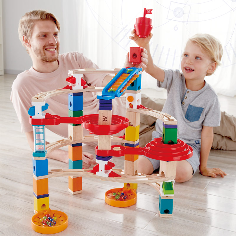Circuit à billes pour enfants - ALOMEJOR - Circuit de bille - Plastique -  112 pièces - 42 x 30 x 61 cm - Cdiscount Jeux - Jouets
