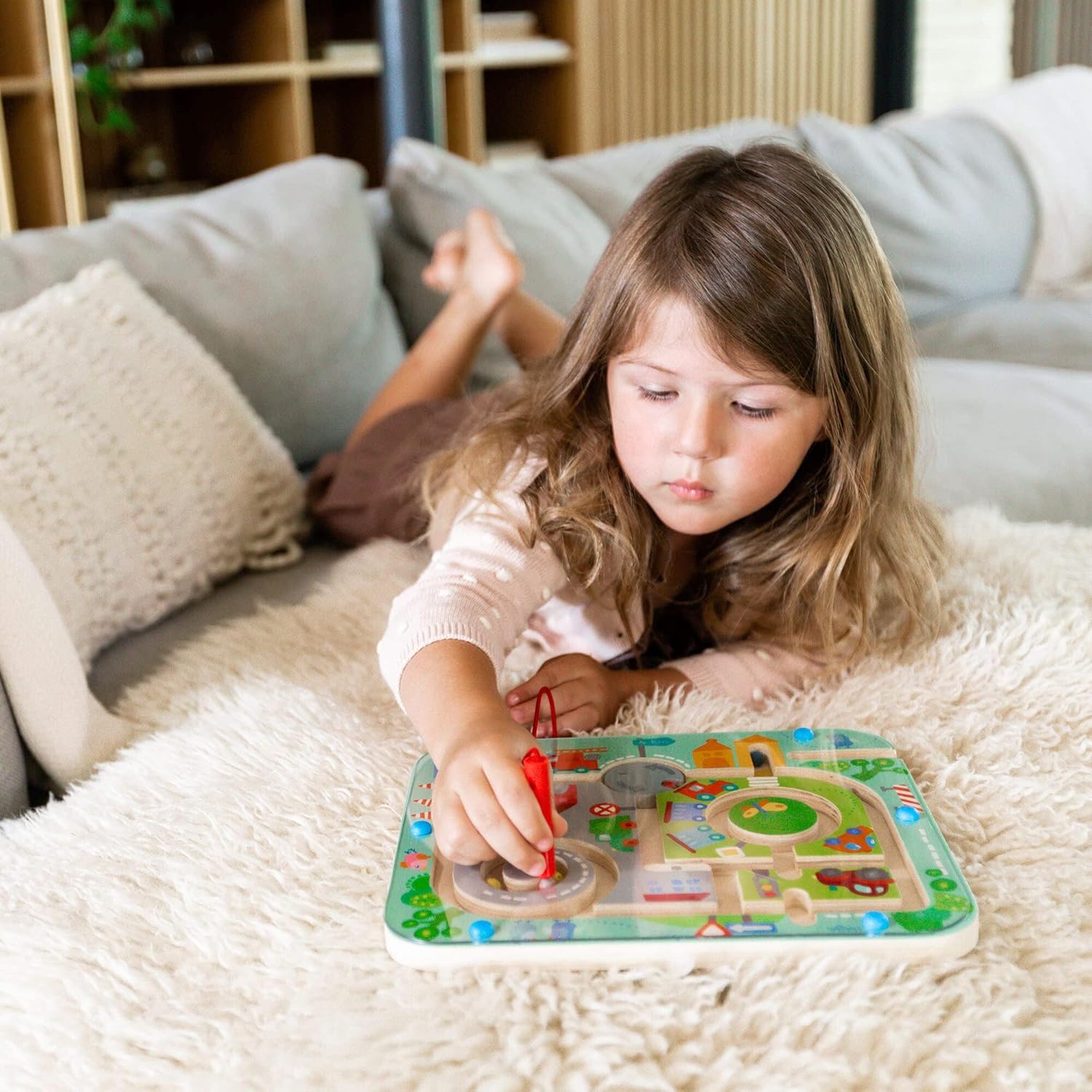 HABA - Jeu Magnétique Ville Labyrinthe - à partir de 2 ans, 301056 pas cher HABA - Jeu Magnétique Ville Labyrinthe - à partir de 2 ans, 301056 pas cher