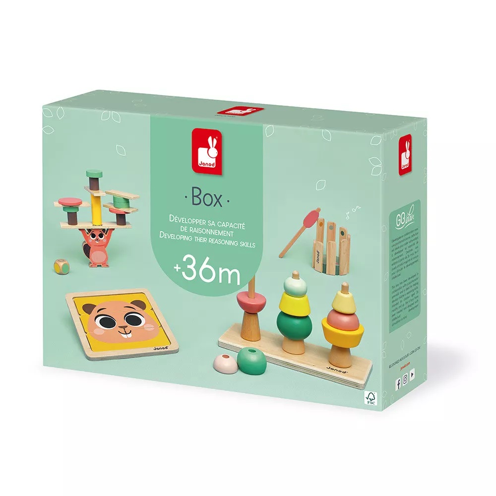 Coffret jeux éducatifs 36 mois - Janod - Les jouets en bois